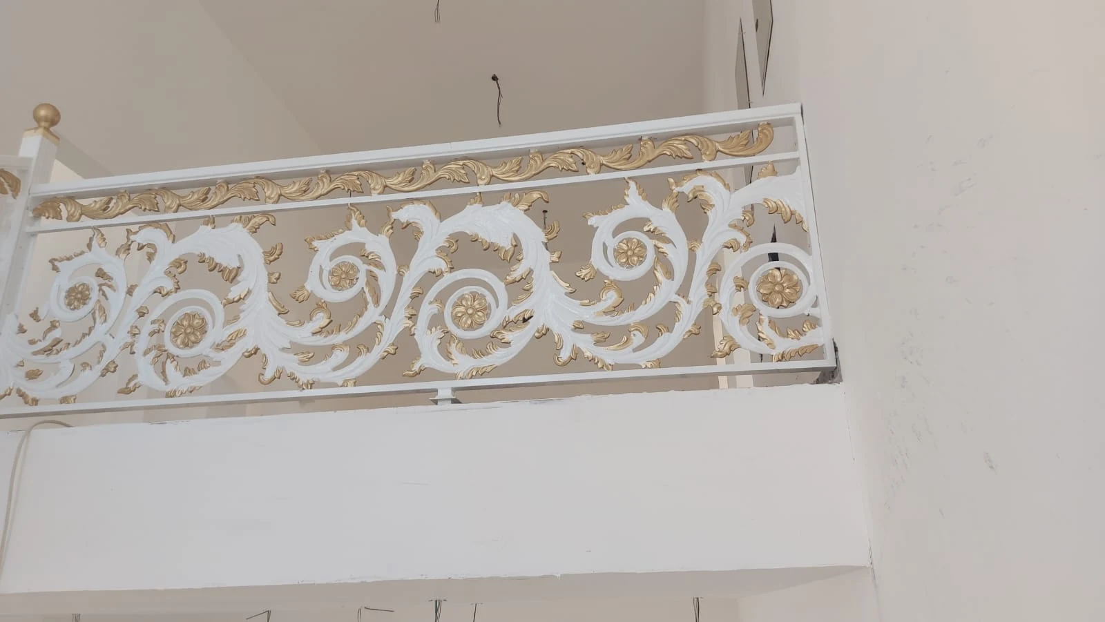Decorative railing detail