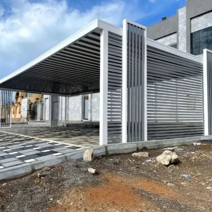 Metal car parking canopy
