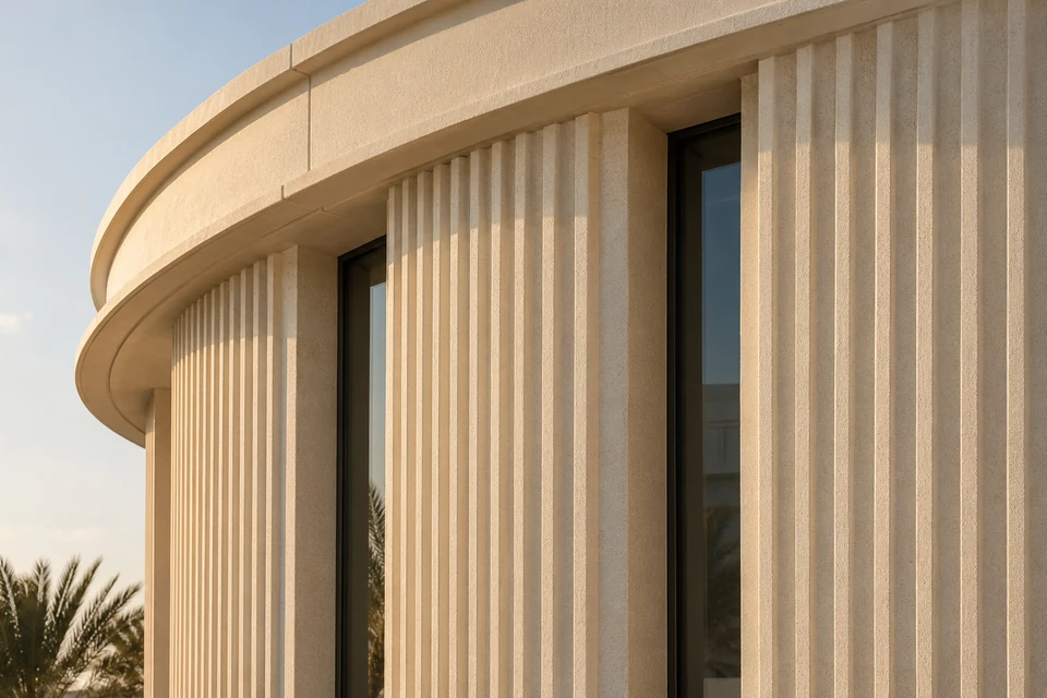 Glass Fiber Reinforced Concrete (GRC) Works material detail