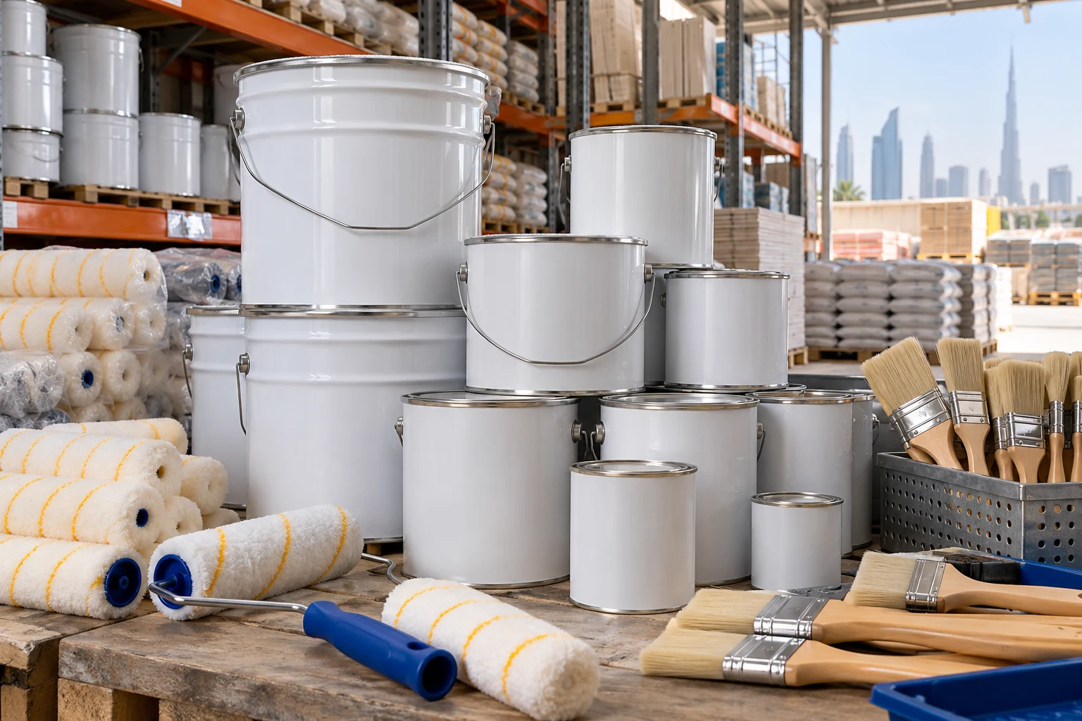 Representative paints & finishing material photograph