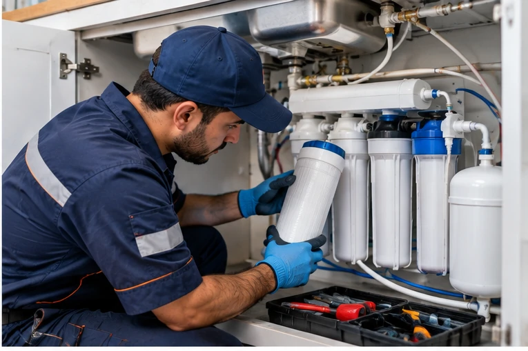 AC maintenance and water filter maintenance