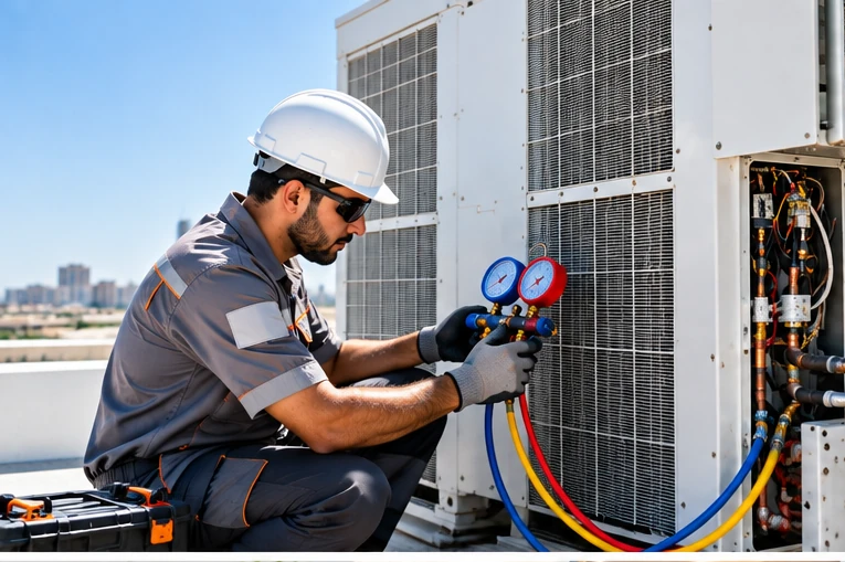 HVAC maintenance technician