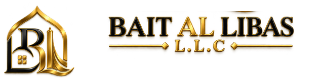 BAIT AL LIBAS L.L.C 3D gold logo
