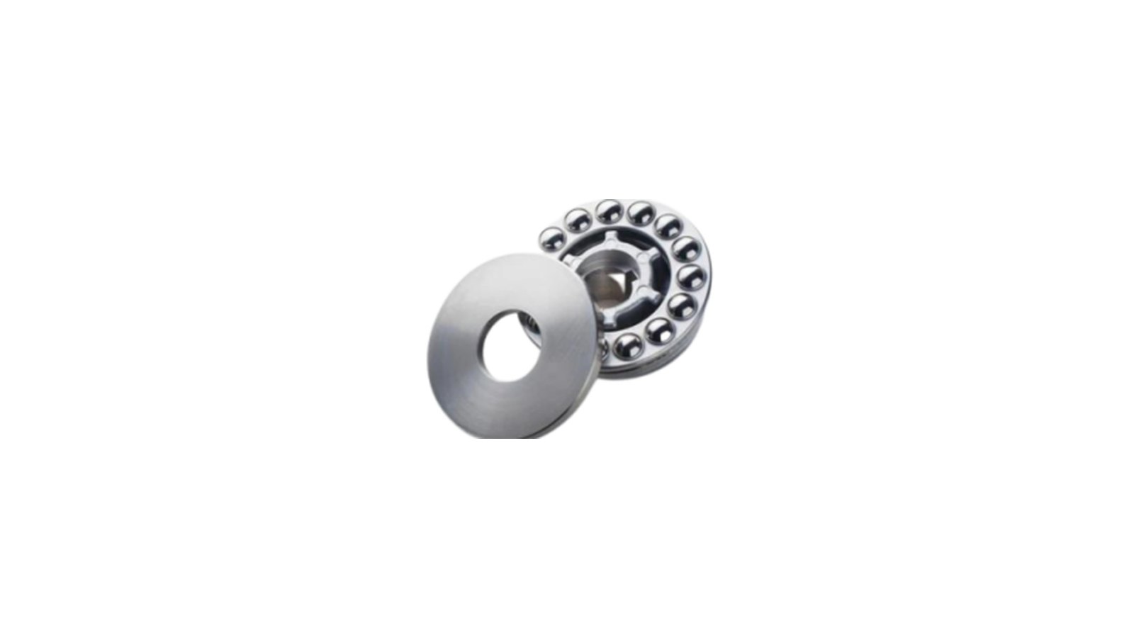 Thrust Ball & Roller Bearings — Pure axial load. Crane hooks, vertical shafts, jacks and turntables.