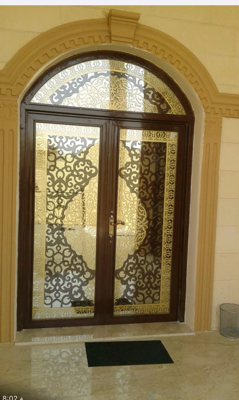 Aluminium door detail