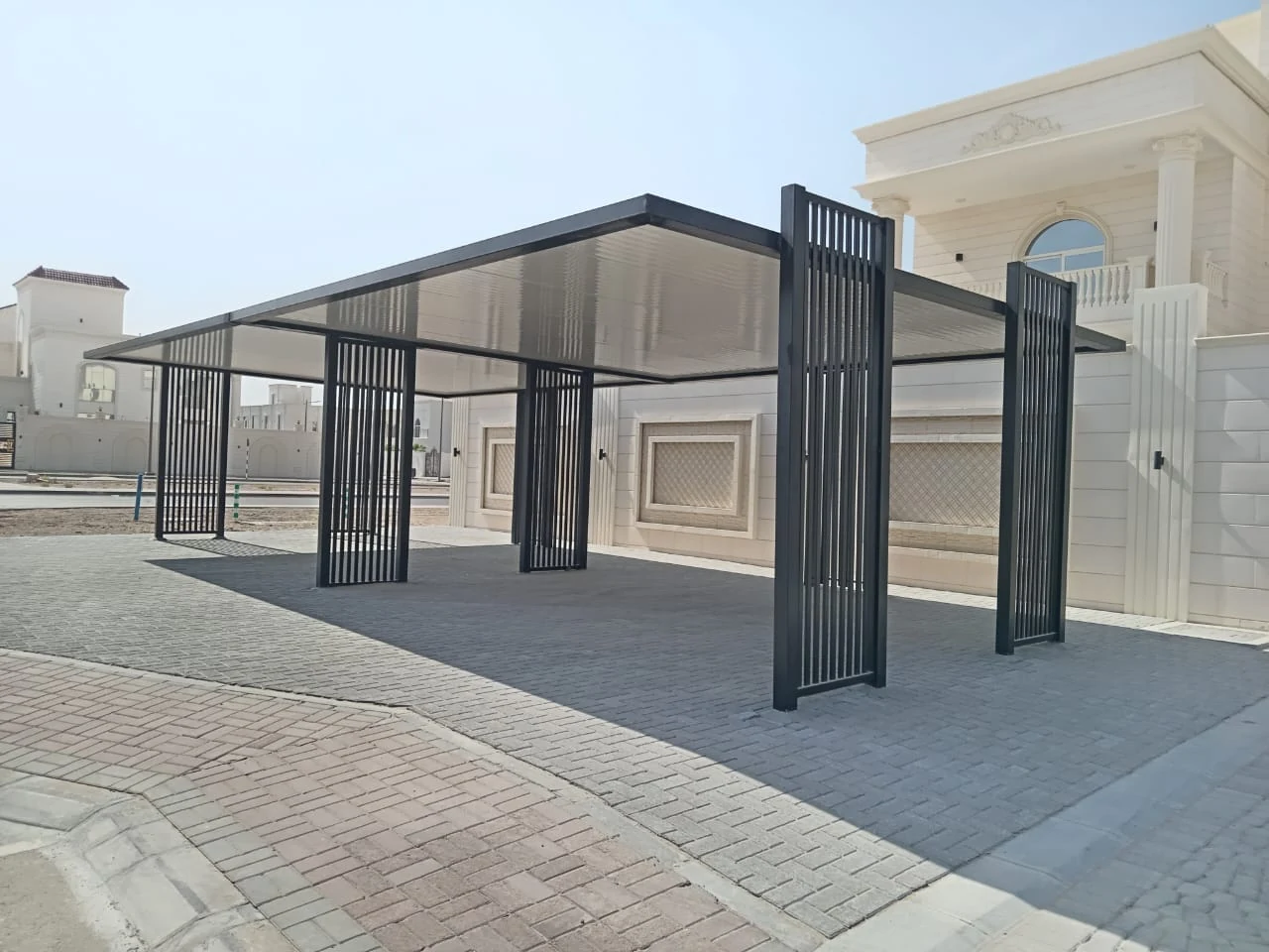 Outdoor framed structure