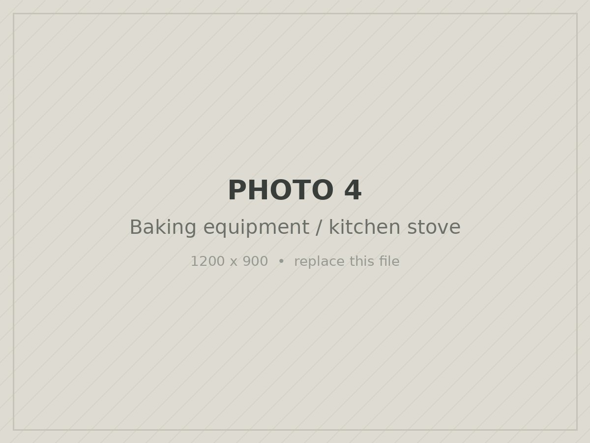 Clean saucepan on a gas stove