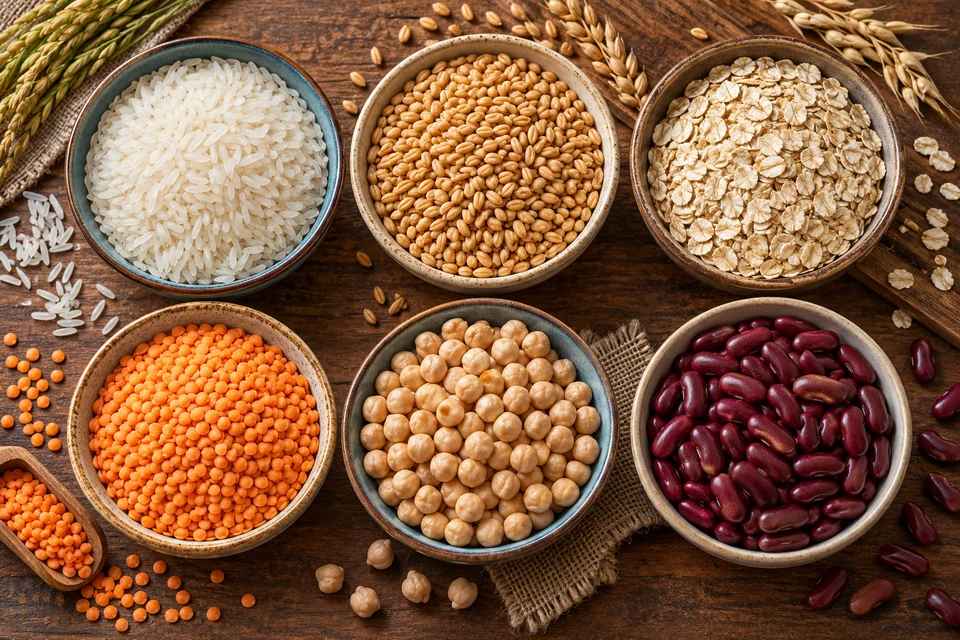 Grains, cereals and legumes Trading