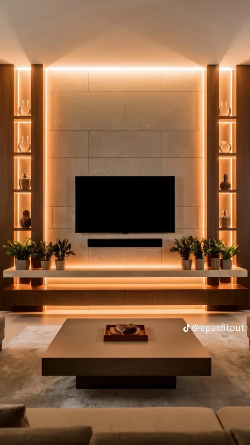 Completed interior project
