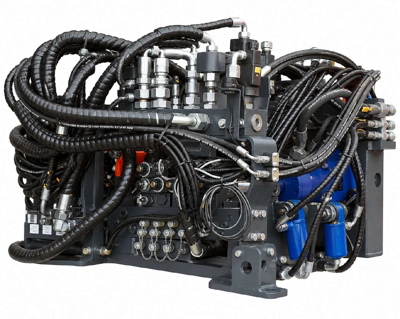 Hydraulic mechanical equipment assembly from the client brochure
