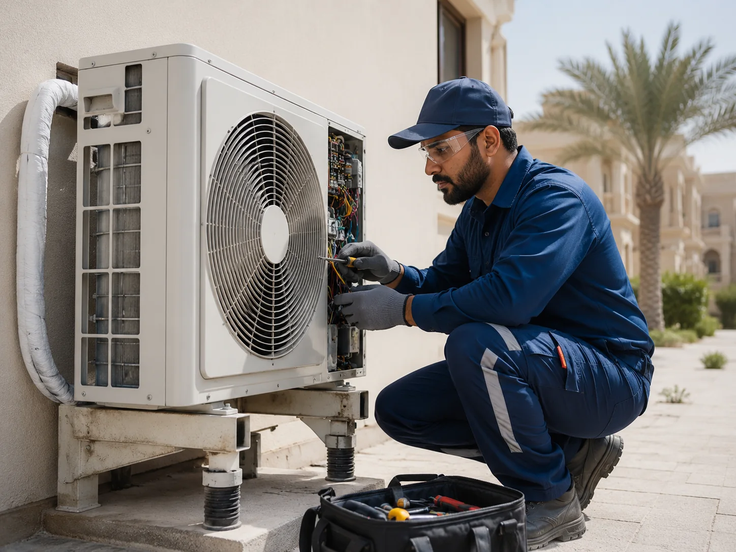 Outdoor AC Unit Repair