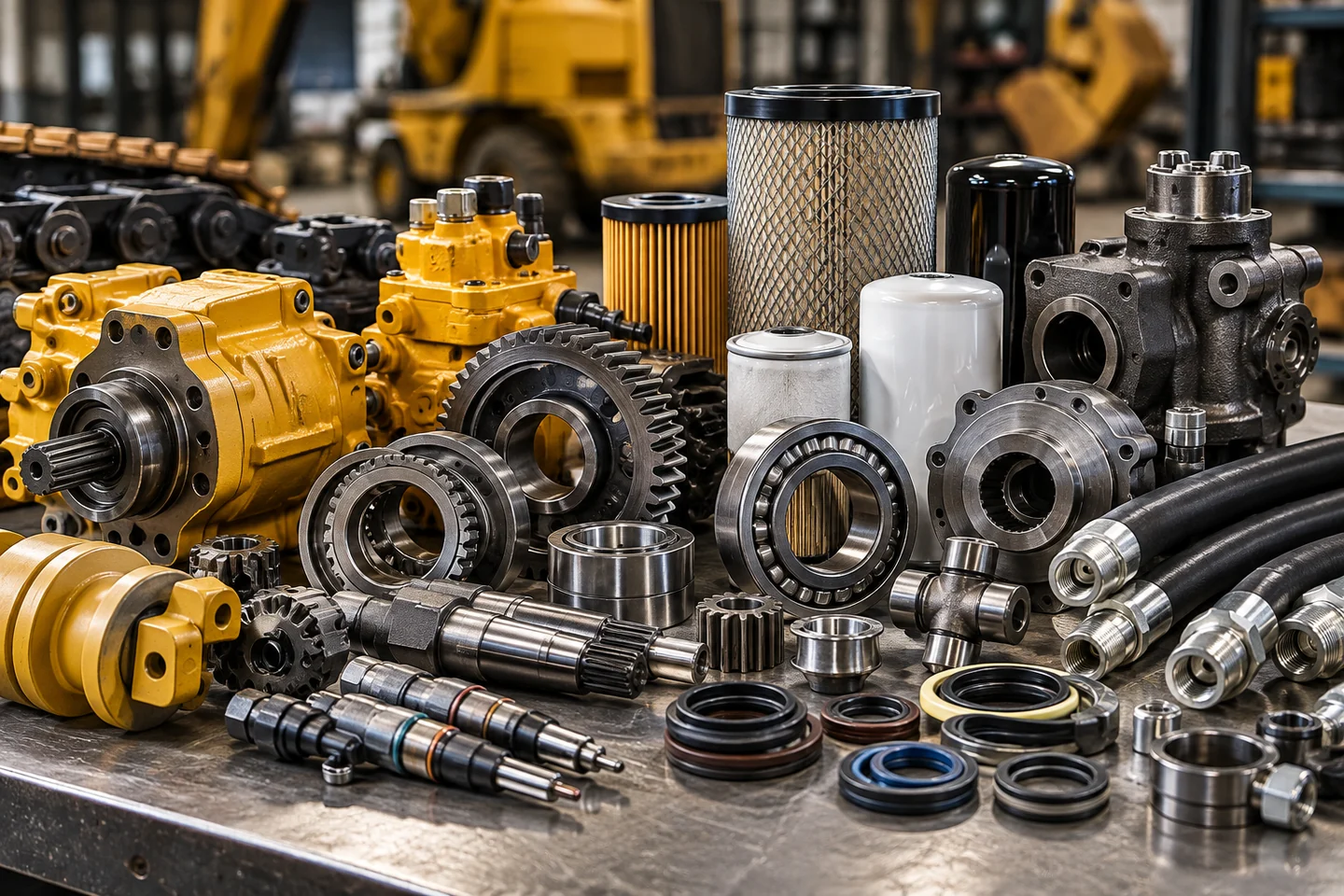 Representative industrial equipment and spare parts