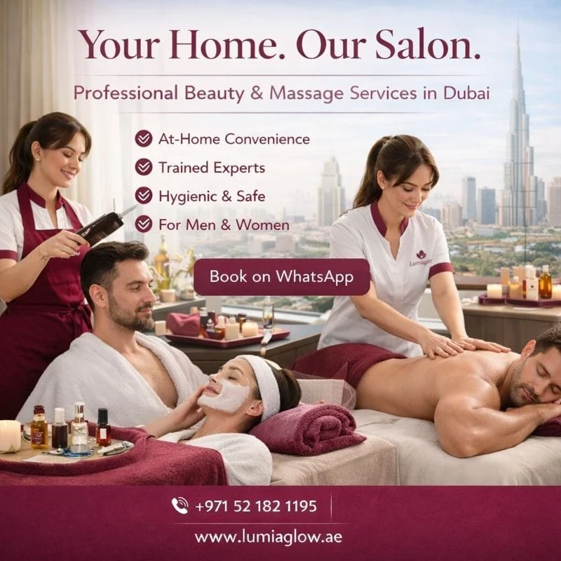 Home beauty and massage services