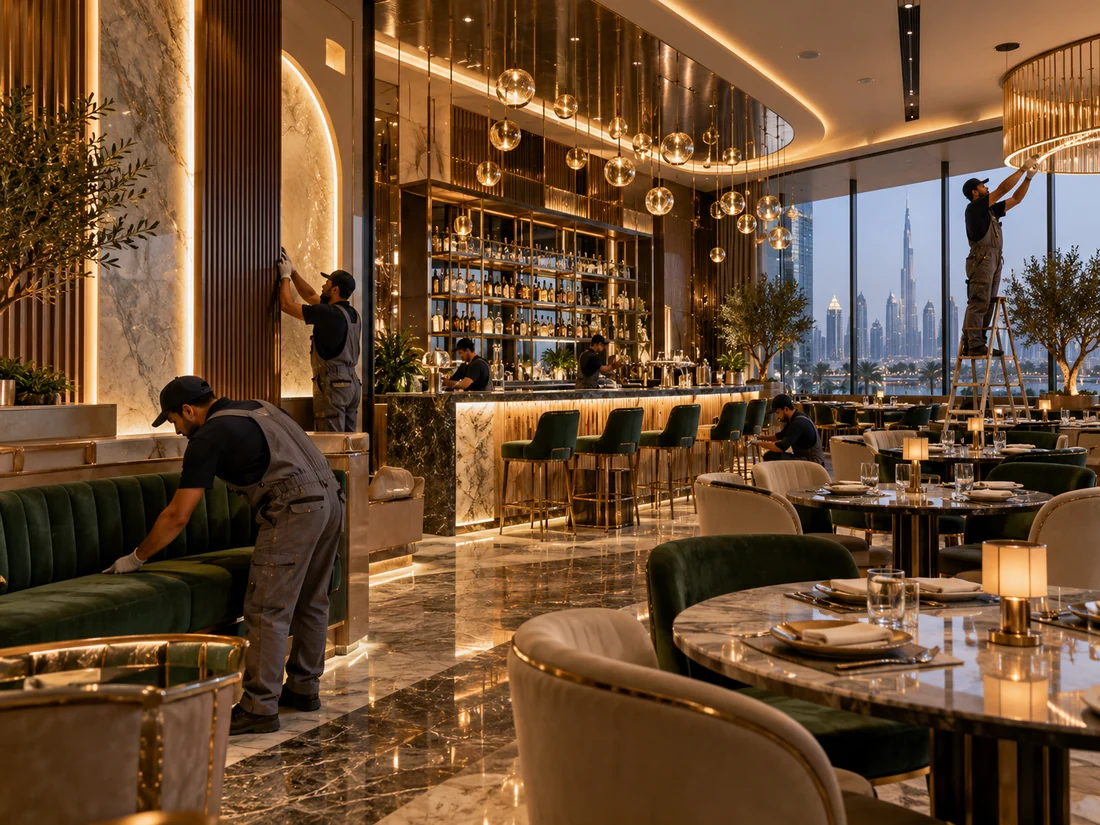 Restaurant renovation and fit-out in Dubai