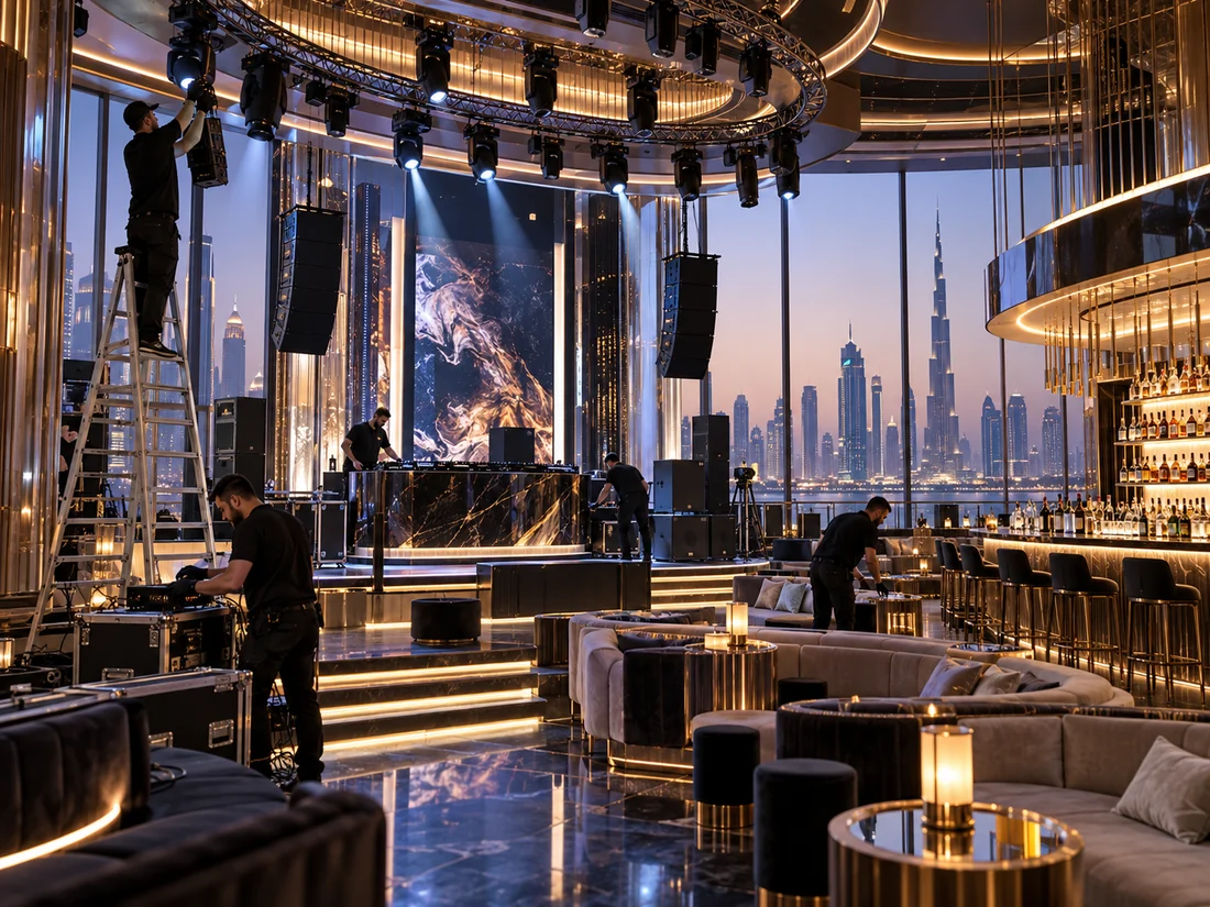 Club interior atmosphere