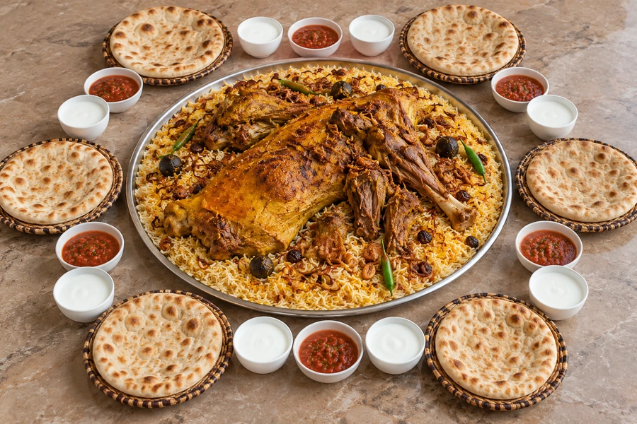 Full Goat Mandi with Rice — representative photograph