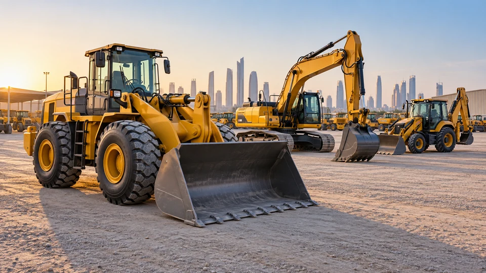 Heavy Equipment Rental in a UAE project setting