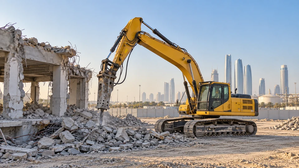 Demolition & Debris Clearing in a UAE project setting