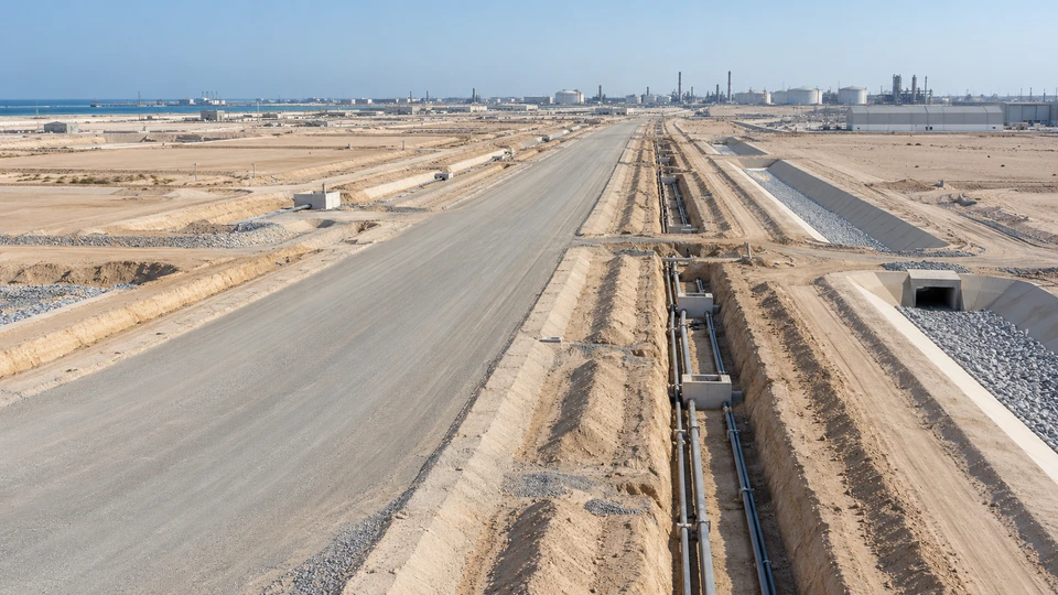 Infrastructure Civil Works in a UAE project setting