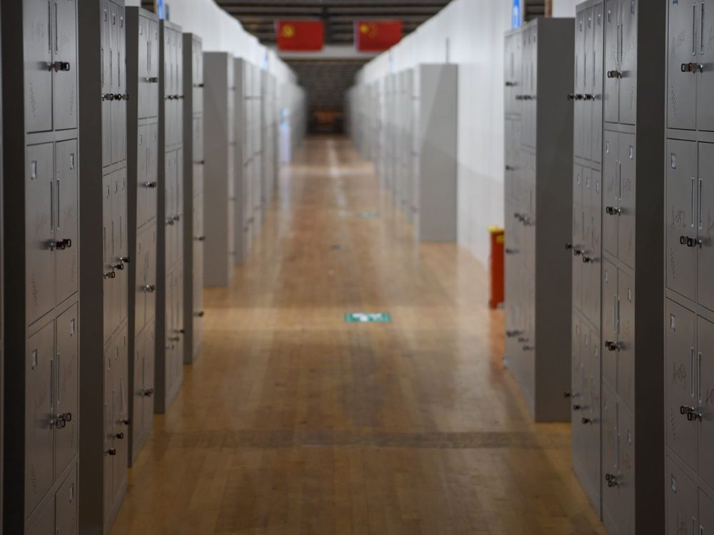 School cleaning of a classroom and corridor