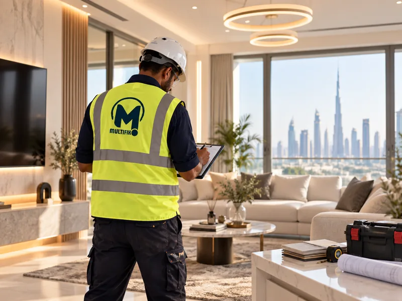 Multi Fix inspection of a completed interior in Dubai