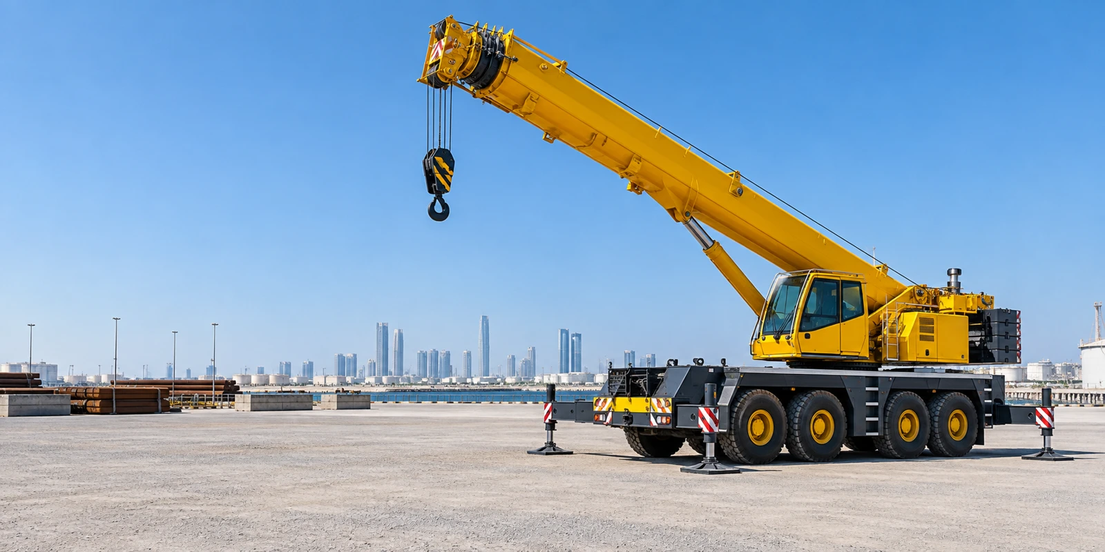 Illustrative Abu Dhabi transport scene