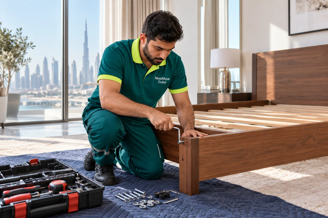 Furniture Dismantling & Assembly service scene in Dubai