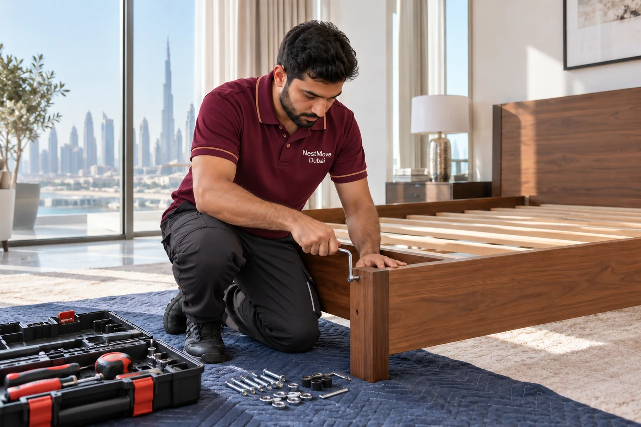 Furniture Dismantling & Assembly service scene in Dubai