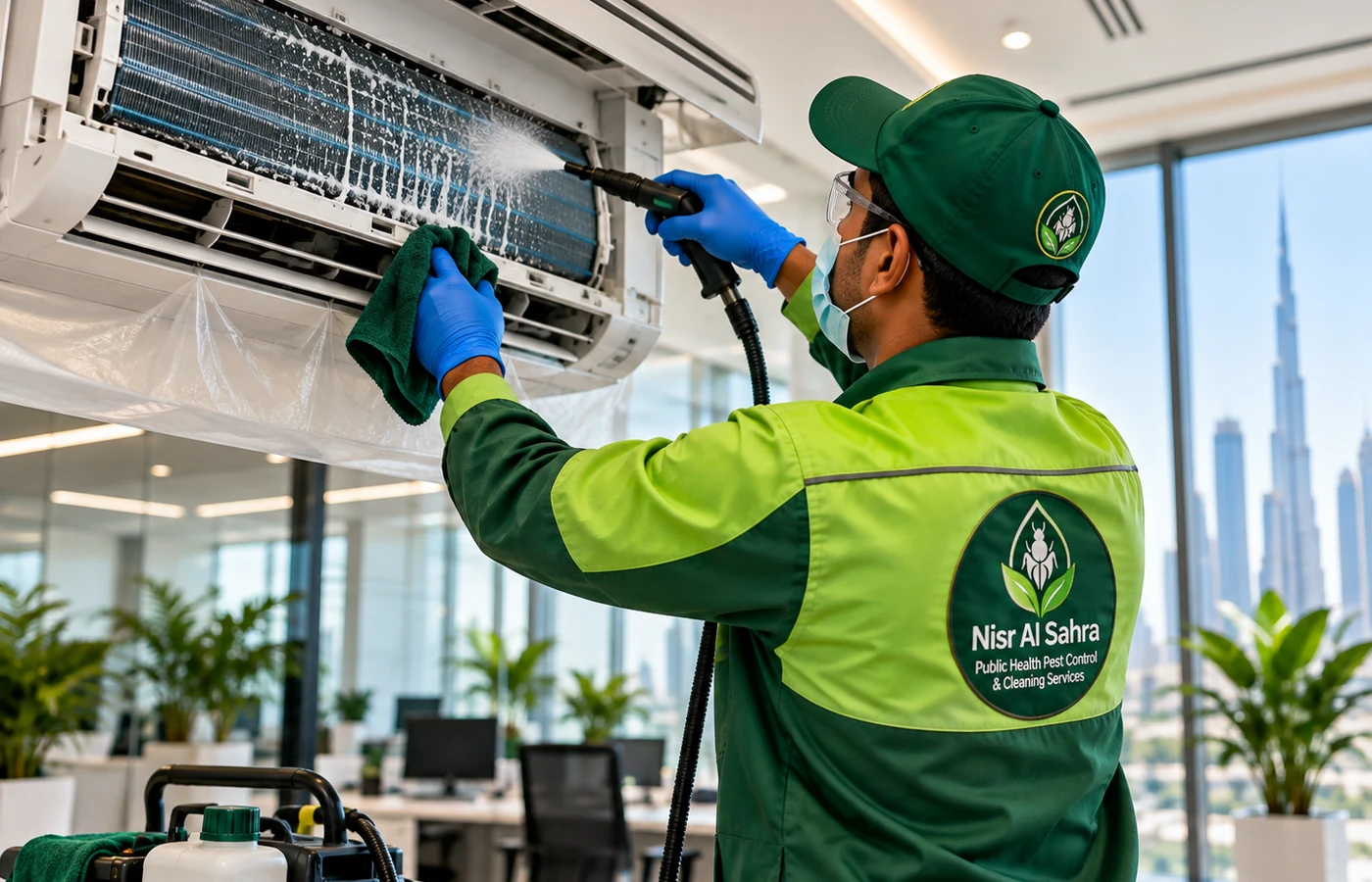 AC deep cleaning and sanitization