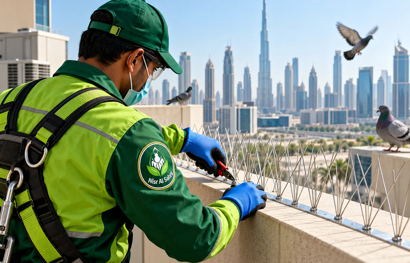 Bird Control / Bird Spike Installation