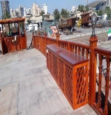 Wooden boat exterior