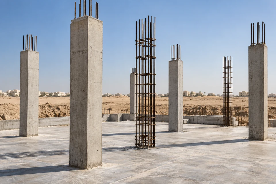Reinforced concrete columns / pillars
