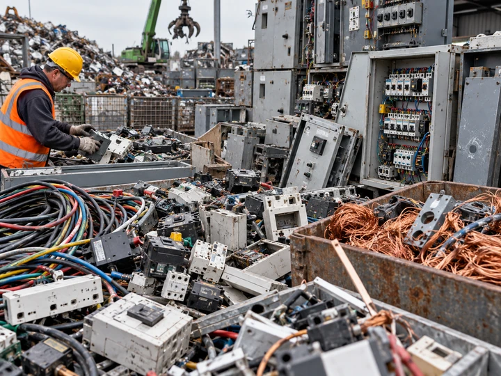 Illustrative recycling imagery for Electrical
