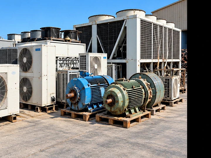 Illustrative industrial scrap and equipment