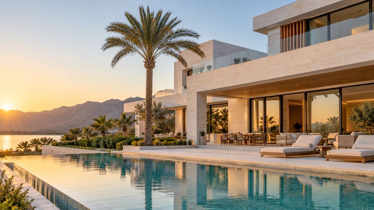 Contemporary UAE architecture and interior finishes