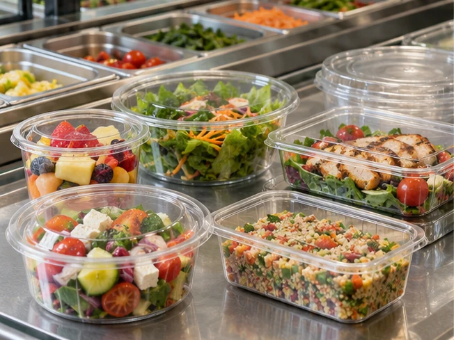 Clear Plastic Containers product range