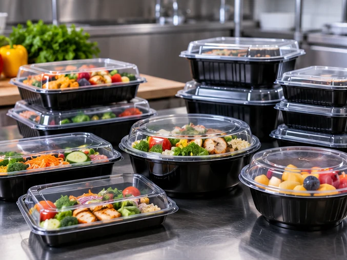Black Base Containers packaging products