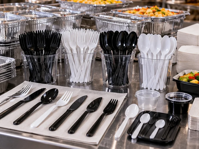 Plastic Cutlery & Trays packaging products