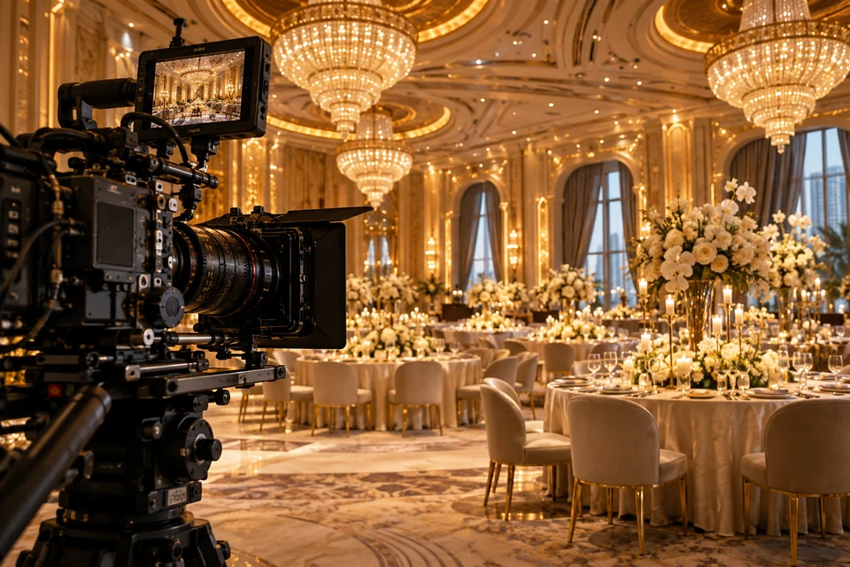 Event Filming & Live Streaming illustrative event scene