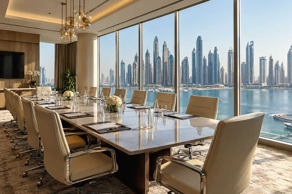 Dubai waterfront meeting venue