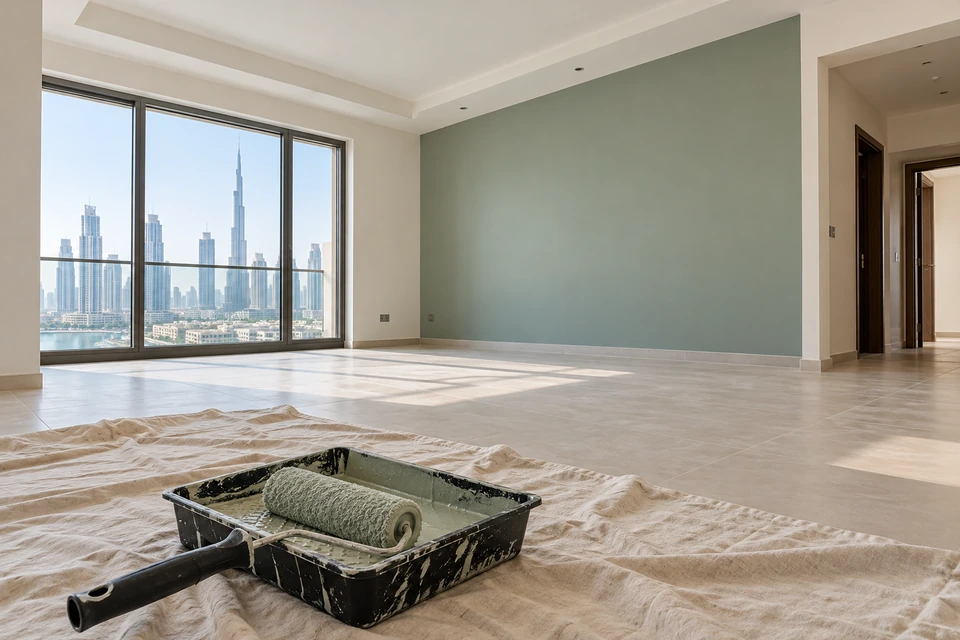Architectural detail for Paint work in Dubai