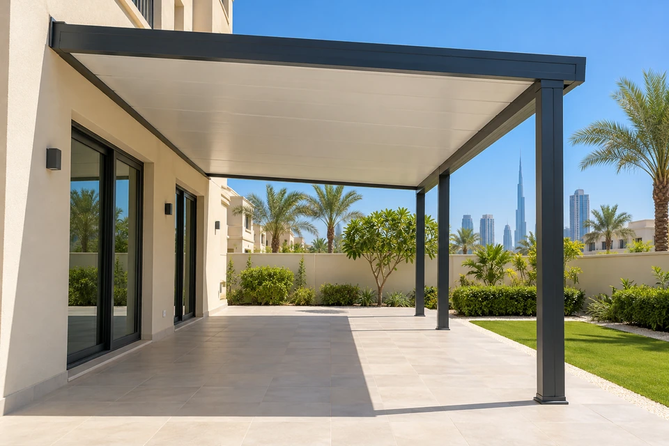 Roofing & canopy work — illustrative service photograph