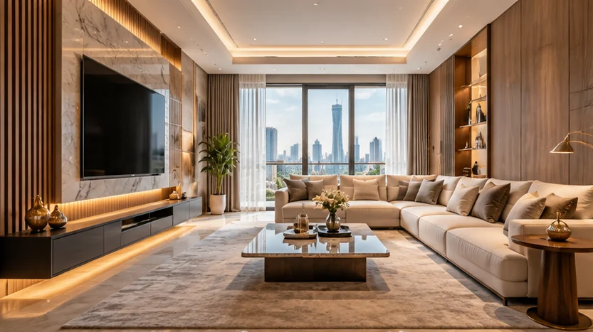 Luxury interior and custom furniture by Squares Decor Art
