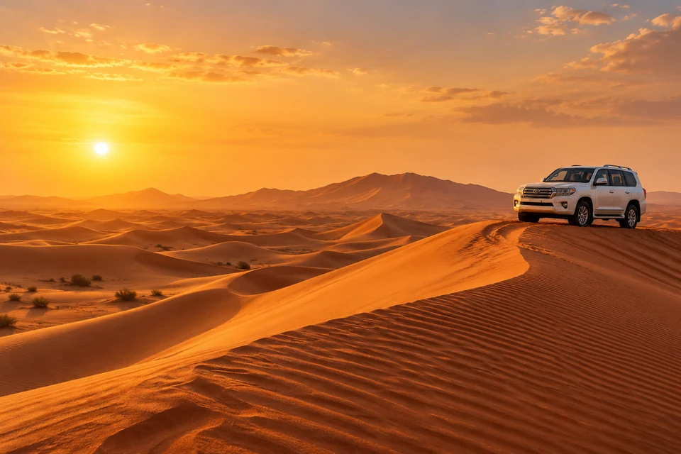 Dubai Desert Safari — generated destination illustration