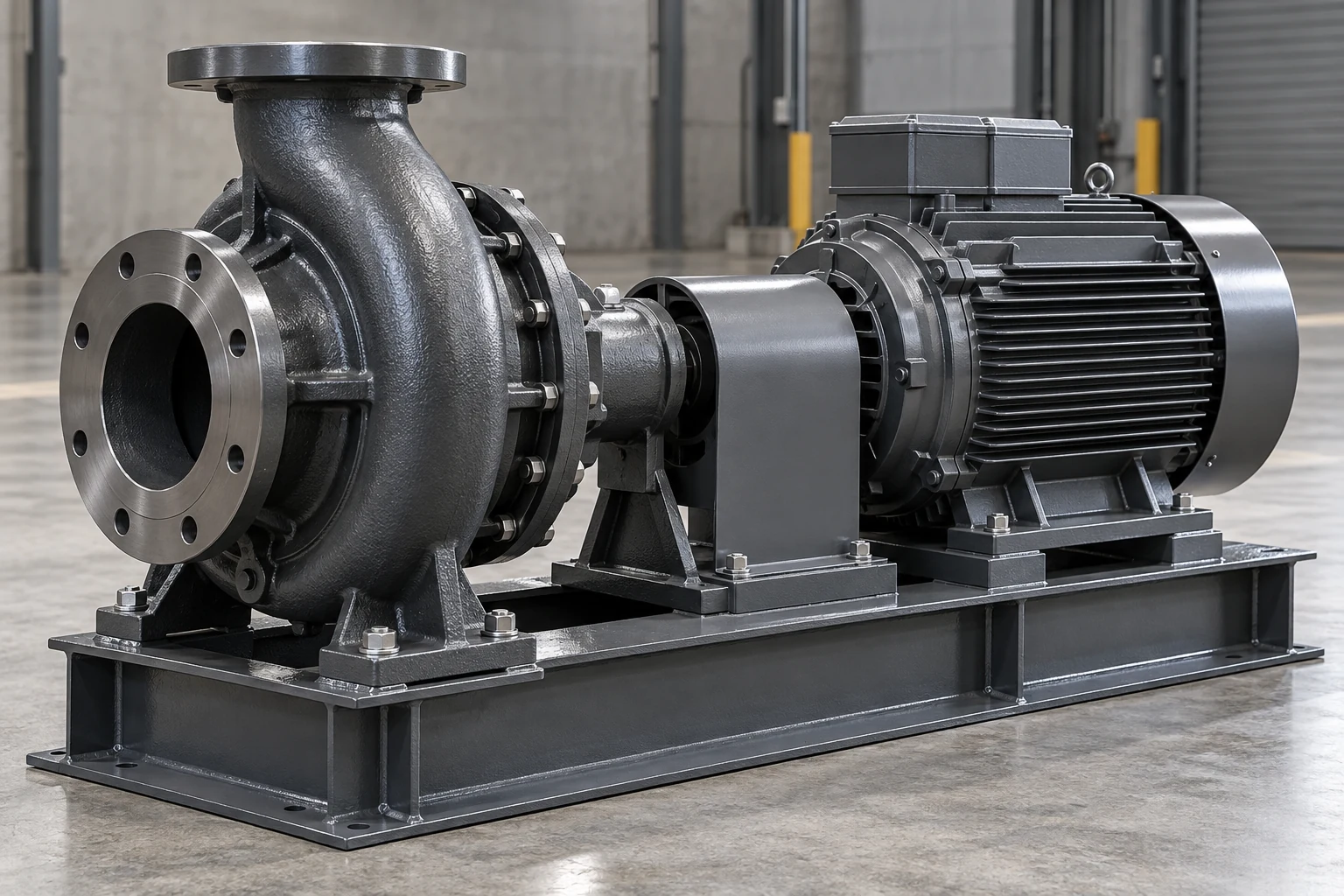 Industrial water pump assembly